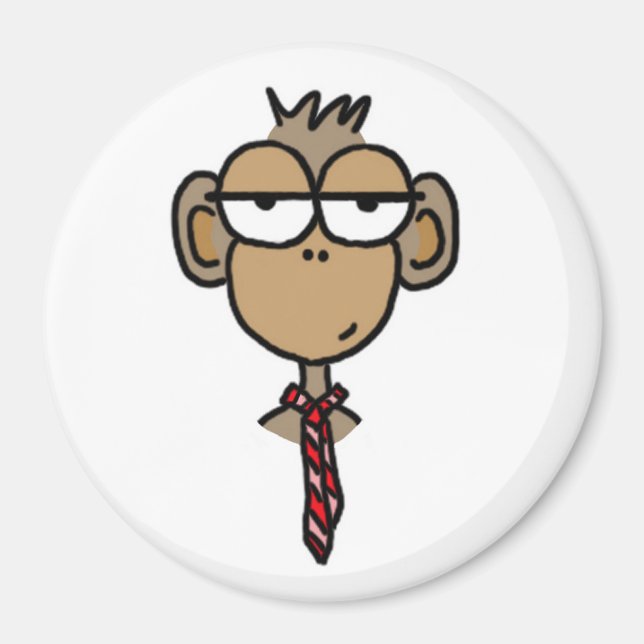 Business Monkey Magnet (Front)