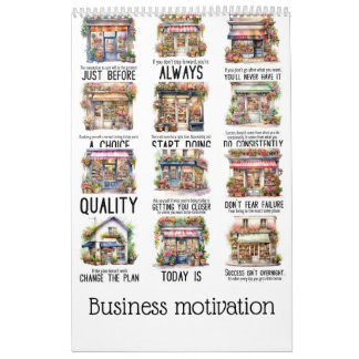 Business motivation calendar