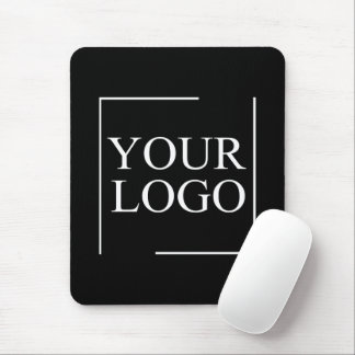 Business Name Add Logo Company Professional Text Mouse Mat