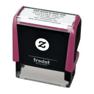 Business Name Address Professional Stamp Example