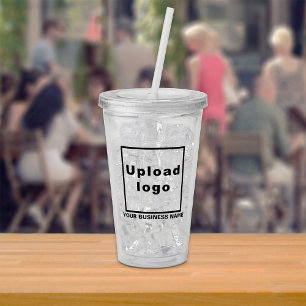 Business Name and Logo Acrylic Tumbler