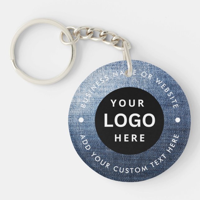 Business name and Logo Key Ring (Front)