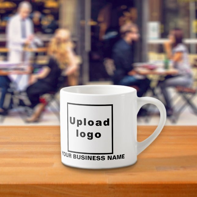 Business Name and Logo on Espresso Mug (Creator Uploaded)