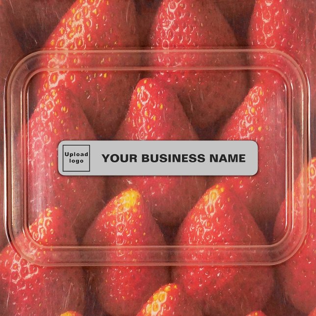 Business Name and Logo on Grey Small Rectangle (Creator Uploaded)