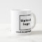 Business Name and Logo on Jumbo Mug