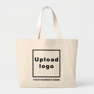 Business Name and Logo on Jumbo Tote Bag