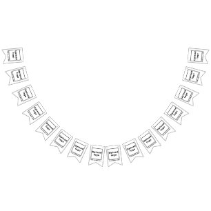 Business Name and Logo on White Swallowtail Bunting