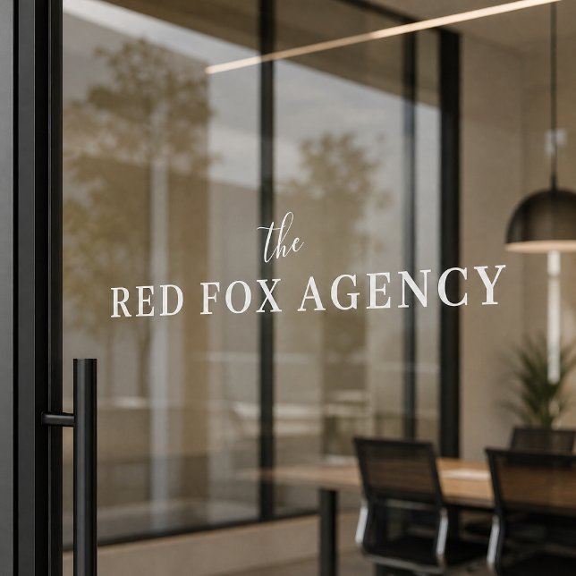 Business Name | Company Branded Window Cling (Creator Uploaded)