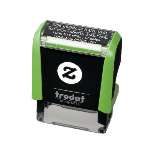 Business Name Email Address Colour Stamp Example