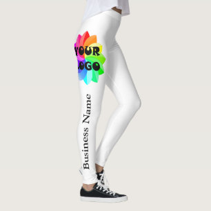 Business Name Logo Yoga Pants Pilates Hot Leggings