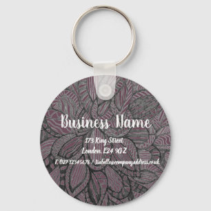 Business Name Marketing Personalised Key Ring