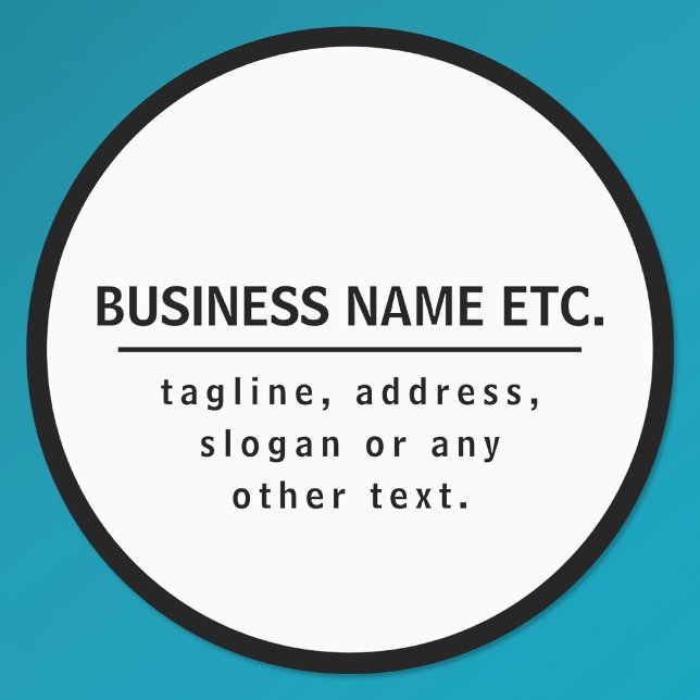 Business Name & Slogan/other text | Black & White (Creator Uploaded)