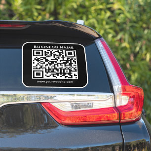 Business Name Url QR Code Template Custom Large