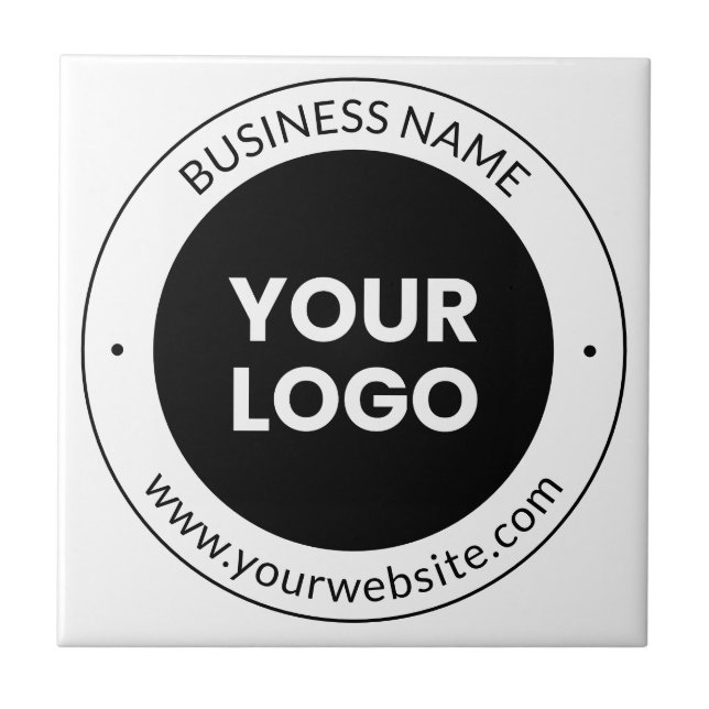Business Name & Website or Slogan, Thank You Etc. Tile (Front)