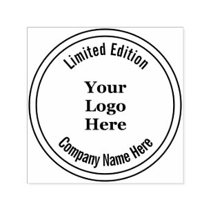 Business Name Your Logo Here Limited Edition Self-inking Stamp