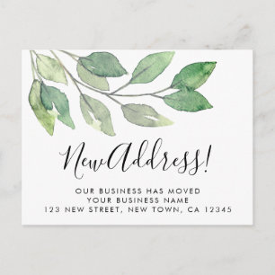Business New Address Moving Announcement Postcard