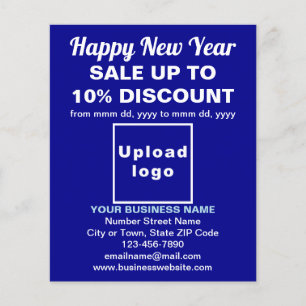 Business New Year Sale on Blue Flyer