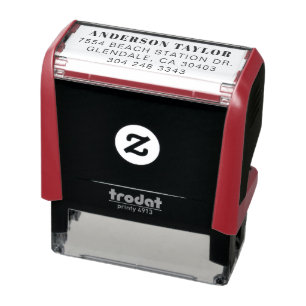 Business Notary Office Return Address  Self-inking Stamp