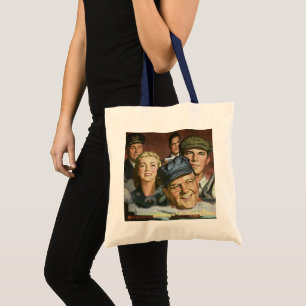 Business Occupations, Vintage Patriotic Patriotism Tote Bag
