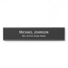 Business Office Long Name Plate Title Door Sign