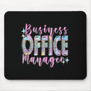 Business Office Manager Funny Front Teamwork Regio Mouse Mat