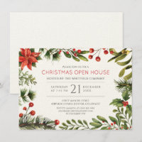 Business Open House Christmas Holiday