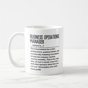 Business operations manager coffee mug