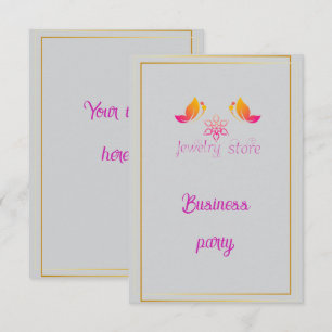 Business party invitation