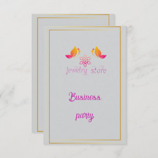 Business party invitation