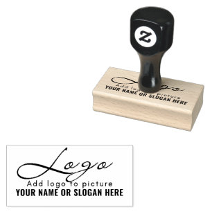 BUSINESS   Personalised Business Logo Rubber Stamp
