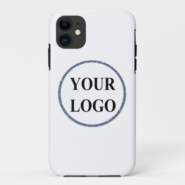 Business Personalised Men Gifts Template LOGO Case-Mate iPhone Case (Back)