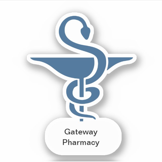 Business Pharmacy Symbol Shape (Front)