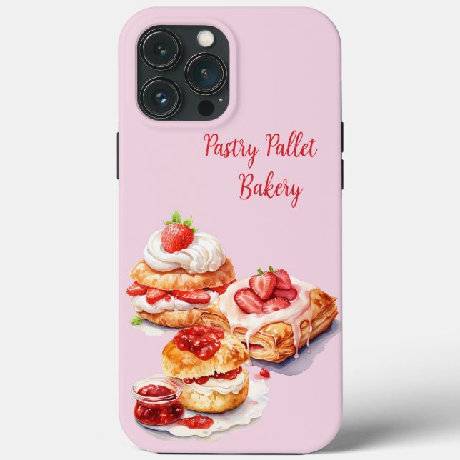 Business Phone Bakery Design Case-Mate iPhone Case (Back)