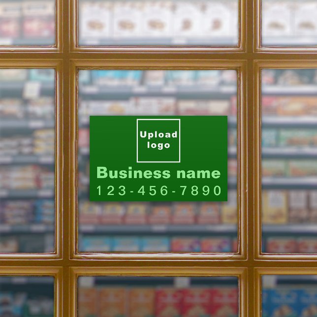 Business Phone On Green Rectangle Large Vinyl (Creator Uploaded)