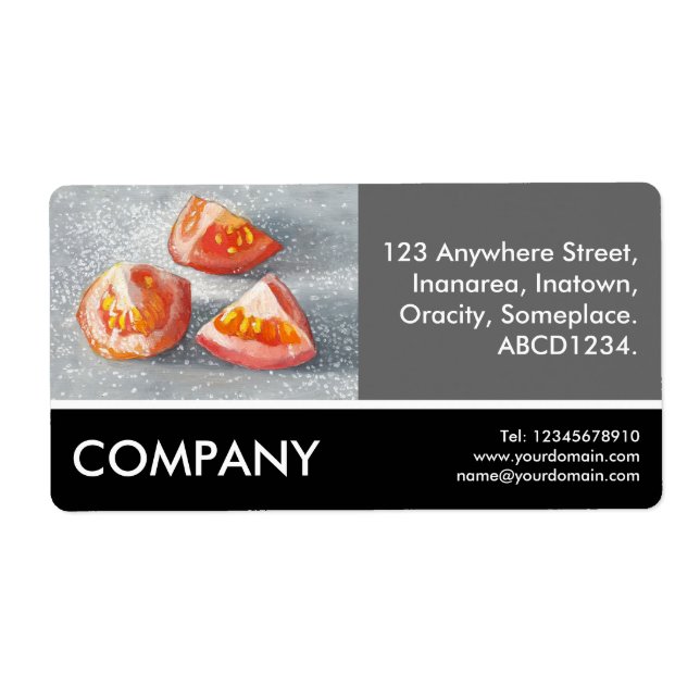 Business Photo - Sea Salted Tomato Eighths (painti (Front)