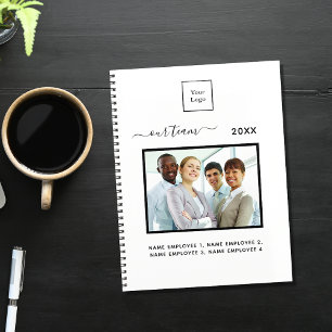 Business photo team white elegant 2022 planner