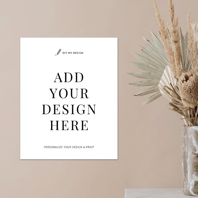 Business Poster Printing Custom Design 8x10" Print (8x10" Poster Printing - Upload Your Artwork to print your wall art, paper sign or poster)