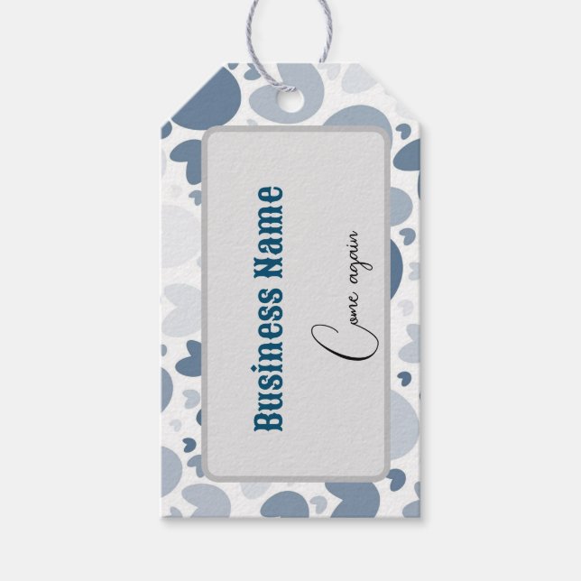 Business price gift tags (Front)
