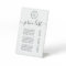 Business Price List with Logo Pedestal Sign