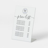 Business Price List with Logo 
