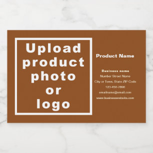 Business Product Food Container Brown Label
