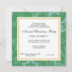 Business Professional Christmas Party Invitation