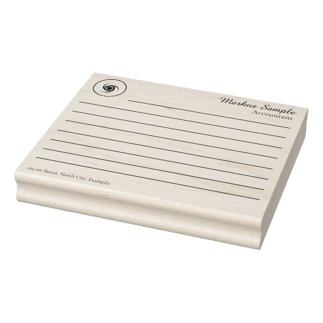 Business Professional Easy Note Stamp (Stamp)