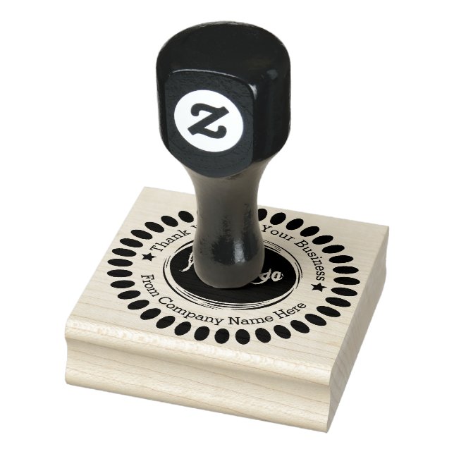 Business Professional Logo Thank you Rubber Stamp (Stamp)