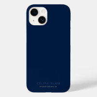 Business Professional Minimalist Navy Blue