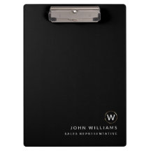 Business Professional Modern Minimalist Monogram