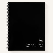 Business Professional Modern Minimalist Monogram