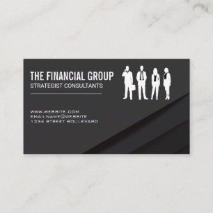 Business Professionals Consultants Business Card