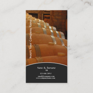 Business profile winery cellar vineyard grape business card