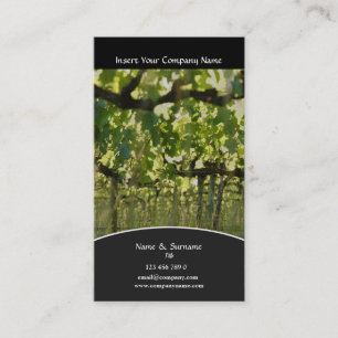 Business profile Winery vineyard grape Business Card